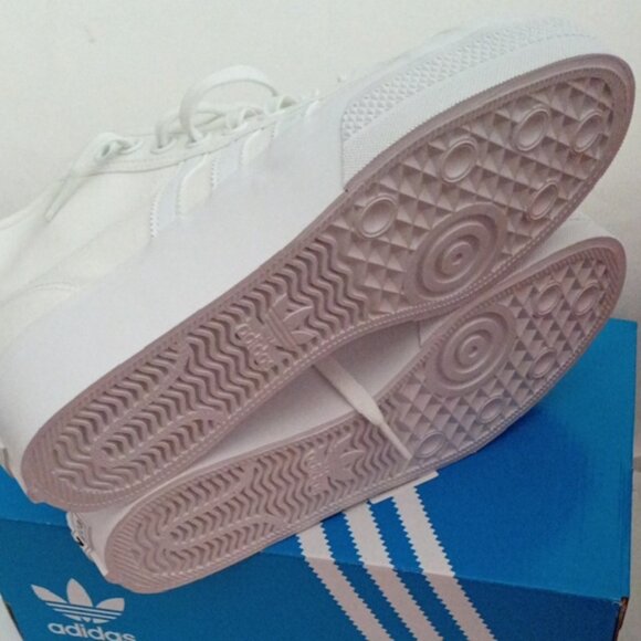 Adidas Women's White Platform Nizza Mid High-Top Sneakers US Size 9 - Picture 12 of 13